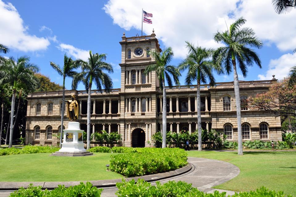 Iolaniho palác, Oahu, Havaj