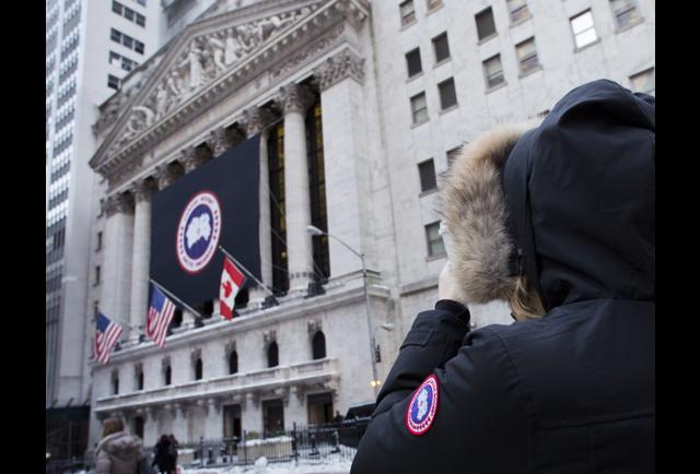 When was canada goose ipo