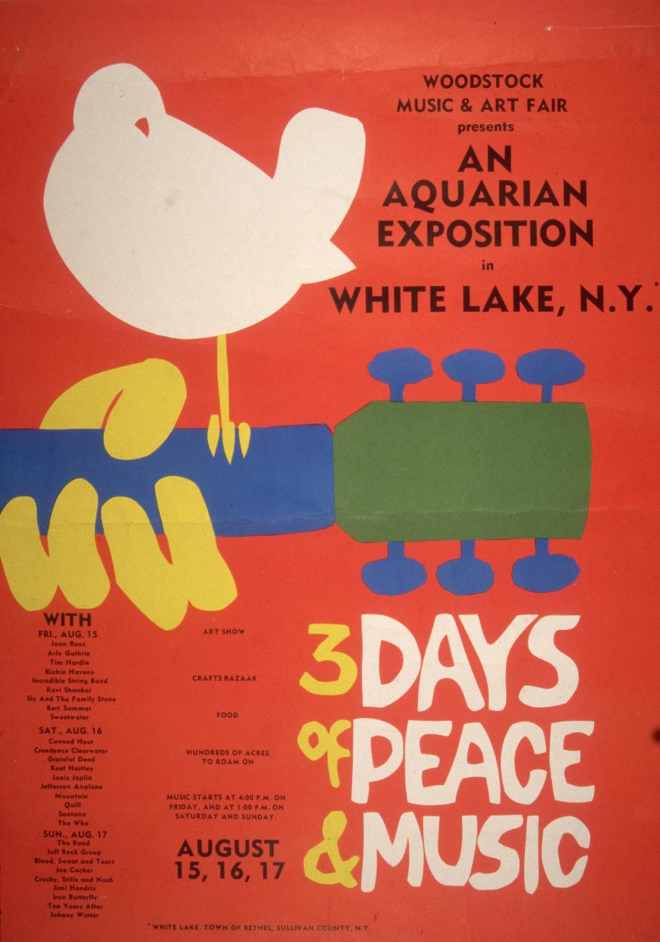Affiche de Woodstock