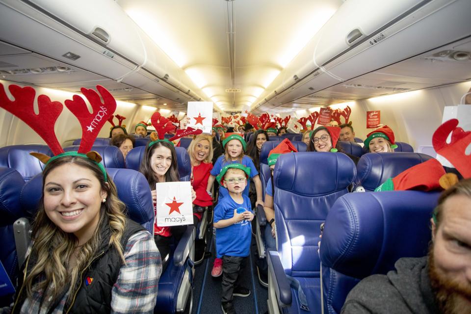 Southwest Airlines and Macy's team to support Make a Wish.