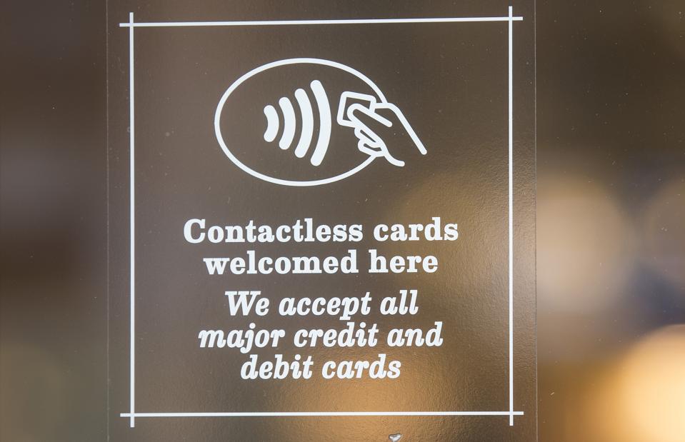 Customers Pay With Contactless Cards