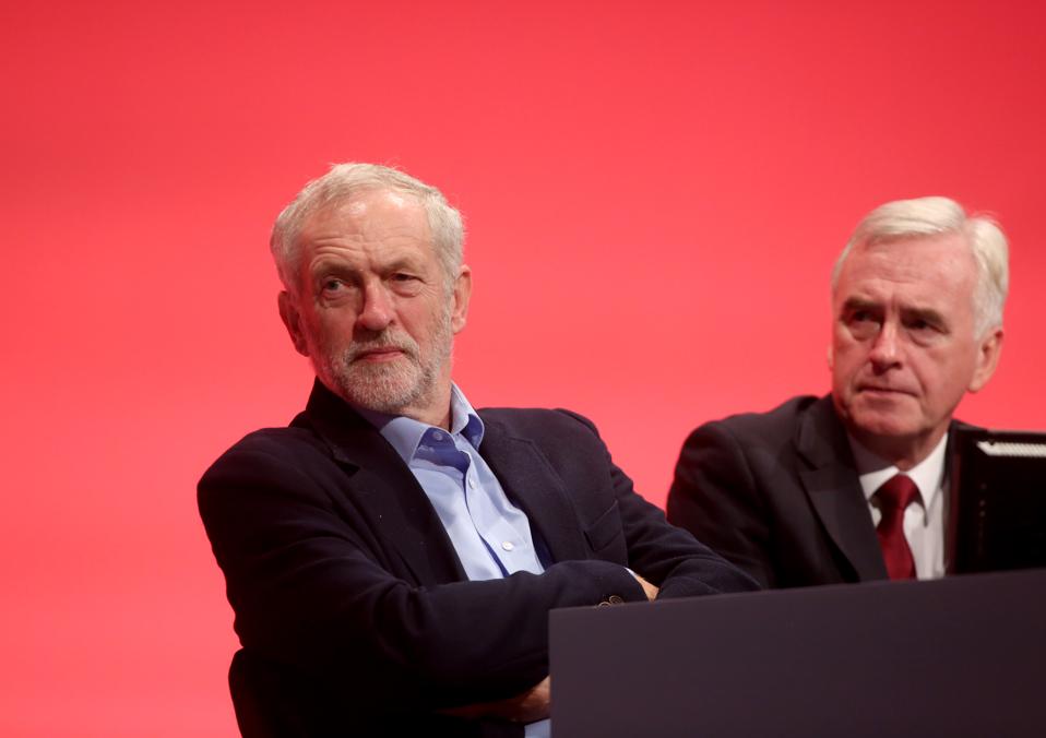 Opposition Labour Party's Finance Spokesman John McDonnell Delivers Speech At Annual Conference