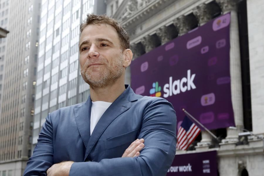 Slack's Stock Pops And Makes CEO A Billionaire In Unusual Market Debut
