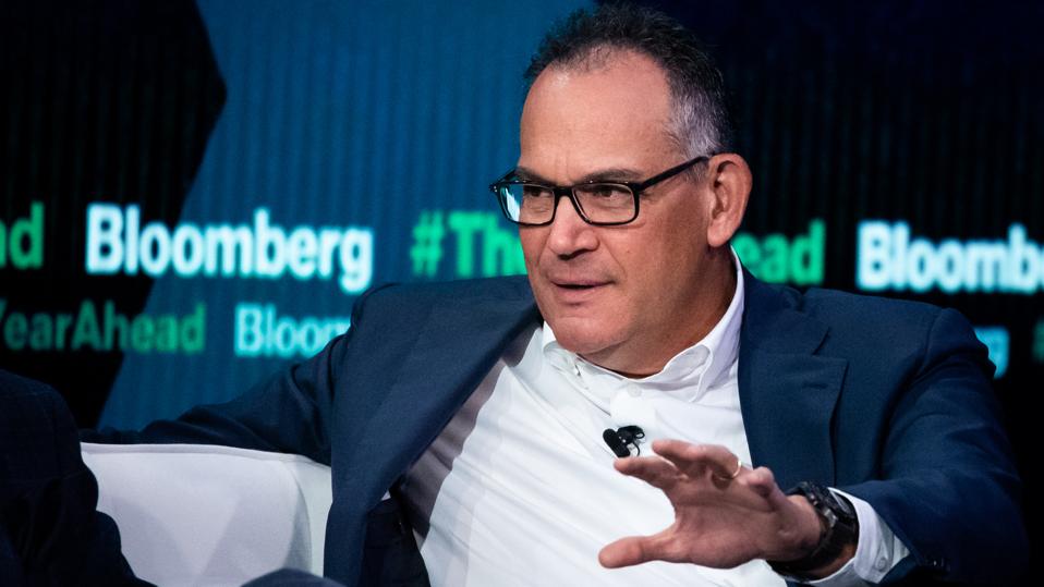 Simon Property Group Chairman and CEO David Simon speaking at a Bloomberg conference in 2019