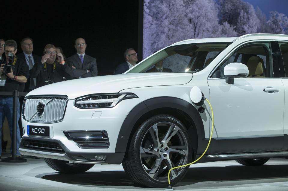 Volvo Electric Vehicle Announcement Images