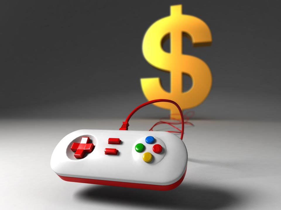 video game player console and U.S. dollar