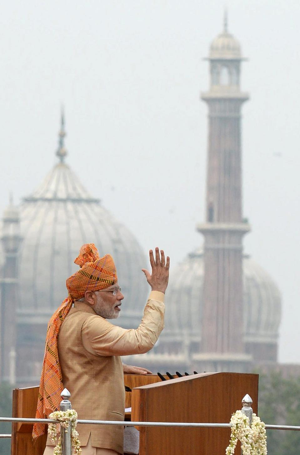 Indian Prime Minister Narendra Modi has made fighting corruption key to his platform. (PRAKASH SINGH/AFP/Getty Images)
