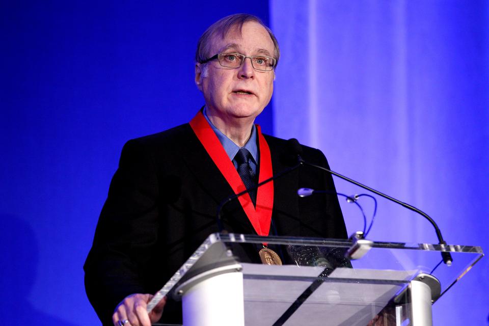 Paul Allen at the 2015 Carnegie Medal Of Philanthropy award ceremony.