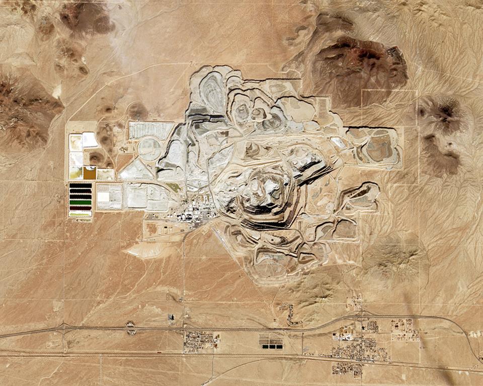 A Satellite View of the Rio Tinto Borax Mine