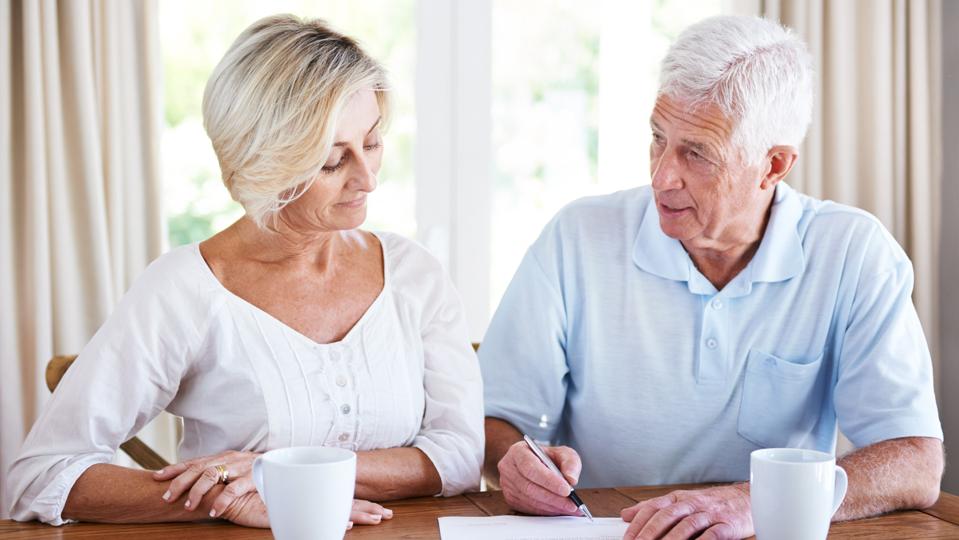 Senior couple consider using the Social Security restricted application.