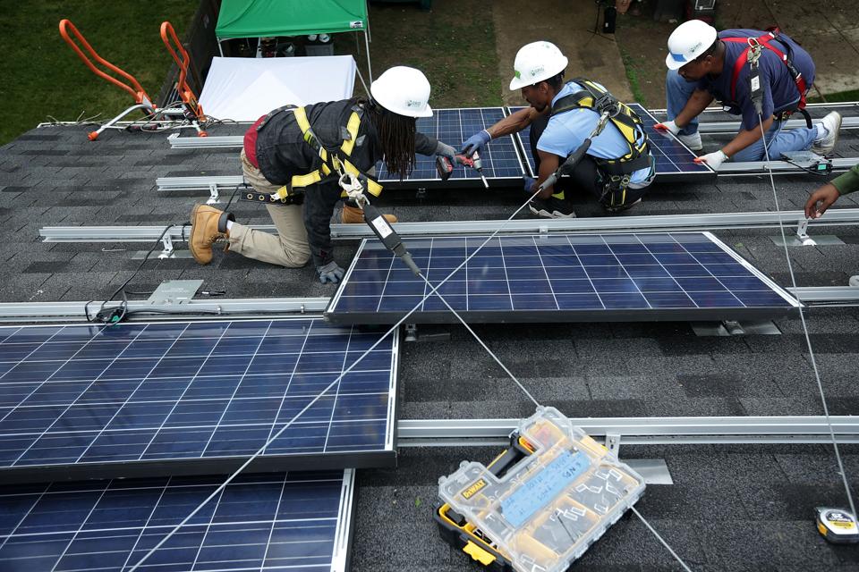 Solar Power Installation Marked As One Millionth Solar Installation Within U.S.
