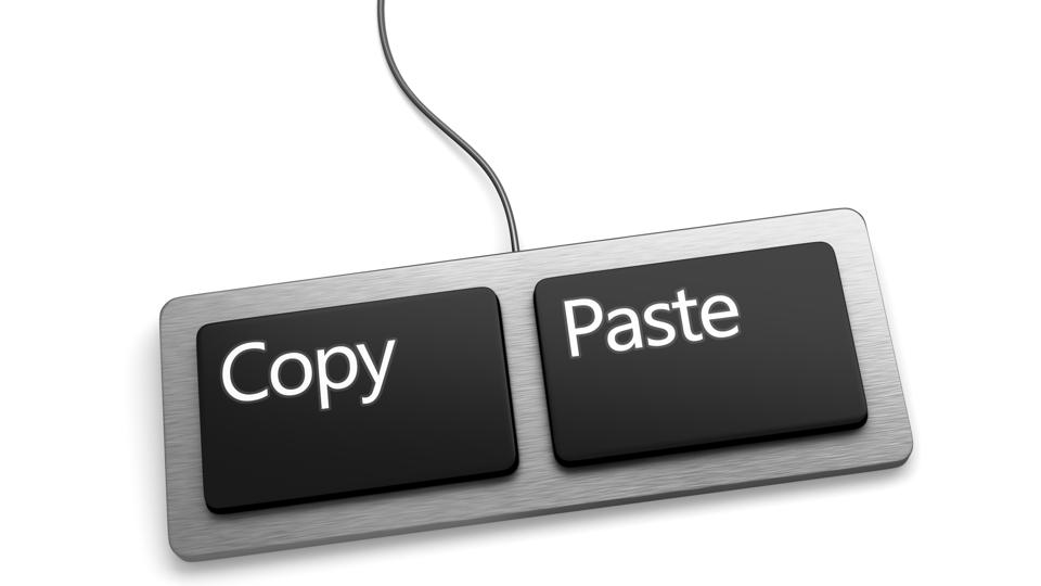 Copy paste keyboard (plagiarist tool)