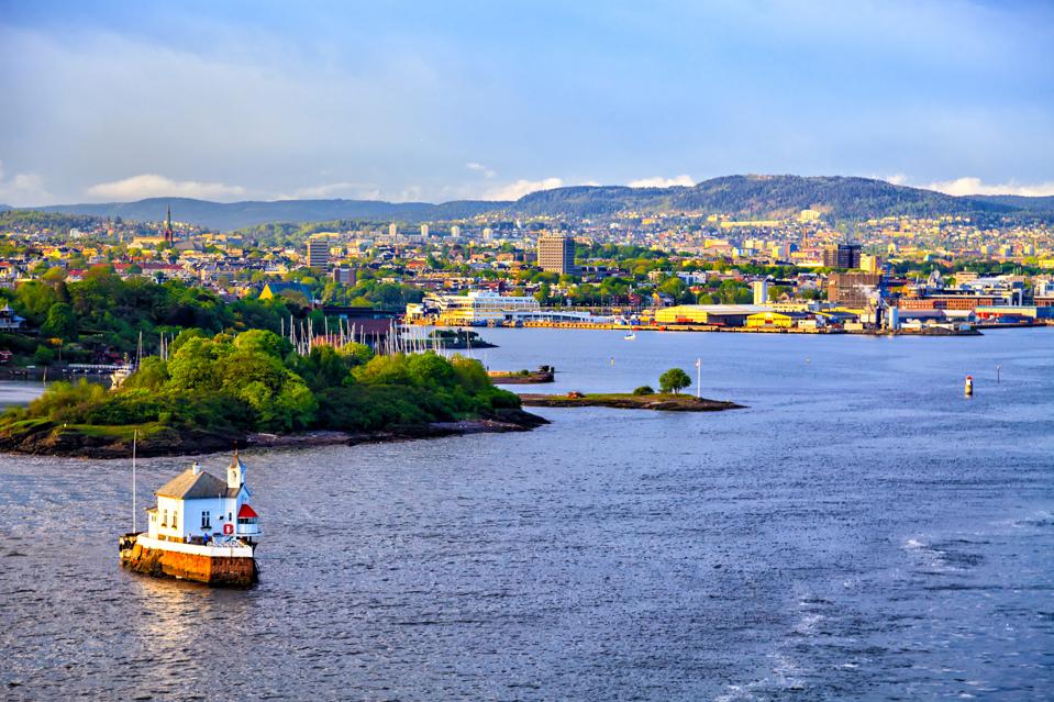 House on the water and Oslo, capital of Norway