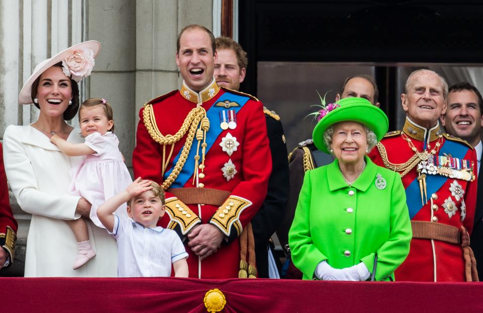 Queen Elizabeth's 90th birthday, trooping The Colour 2016