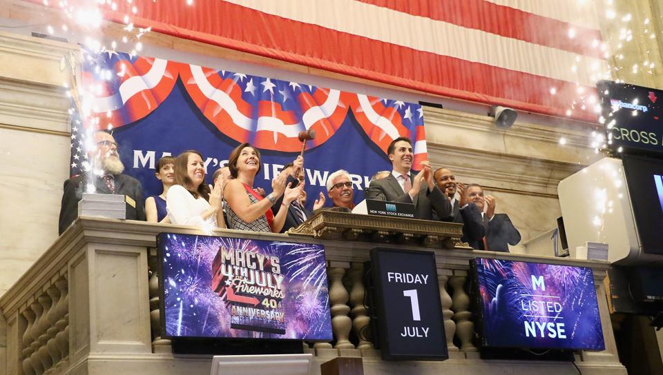 Macy's Rings The NYSE Closing Bell To Celebrate The 40th Annual Macy's 4th of July Fireworks