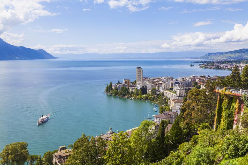 Switzerland, Lake Geneva, Montreux