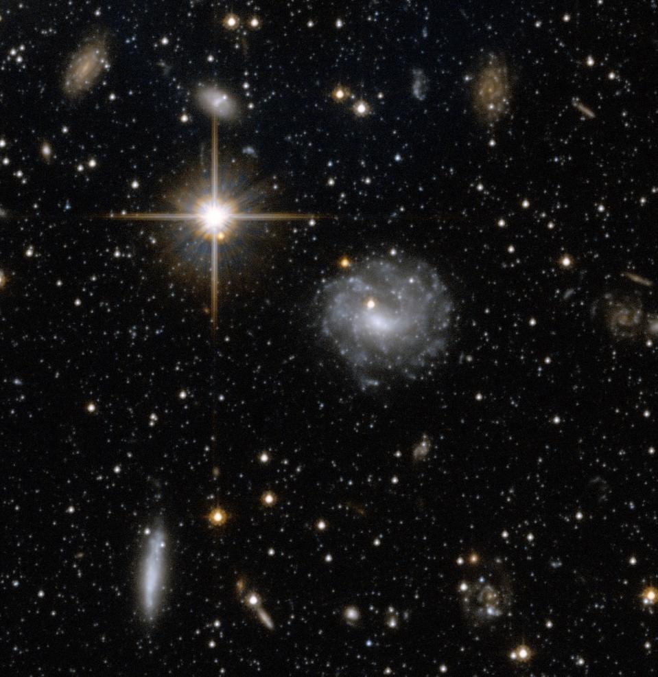 Diffuse light arises from a variety of sources, including galaxies shown here.