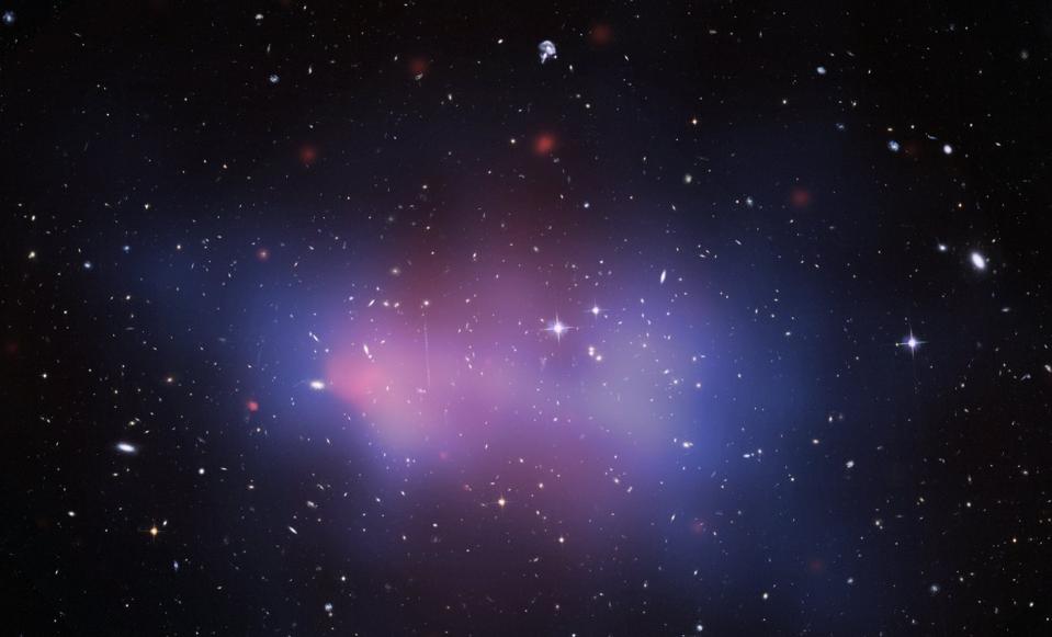 The colliding galaxy cluster ″El Gordo,″ the largest one known in the observable Universe.