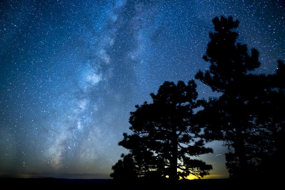 The Milky Way near the Grand Canyon.