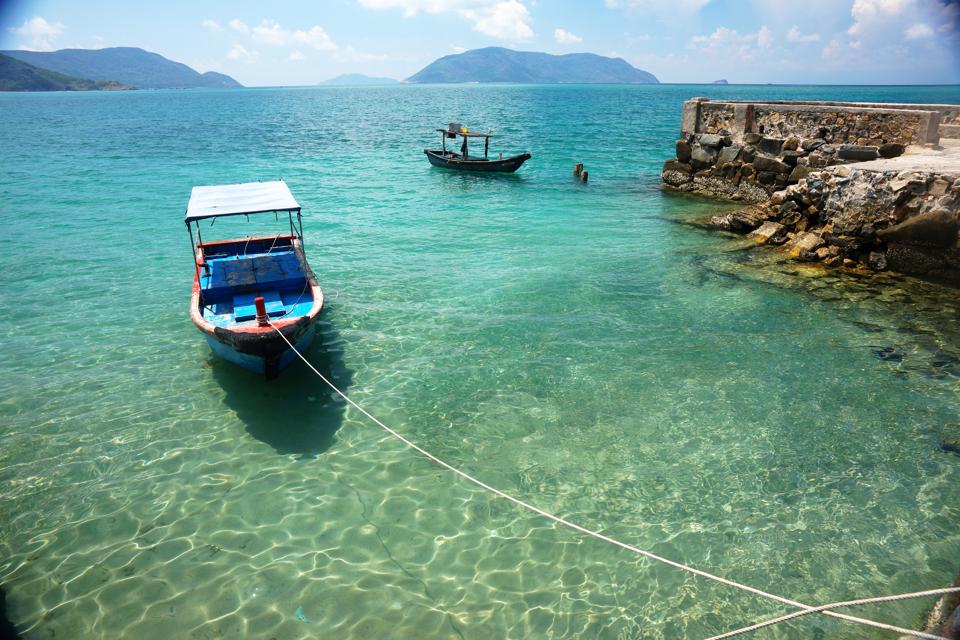 Beautiful beach in Con Dao, southern Vietnam.