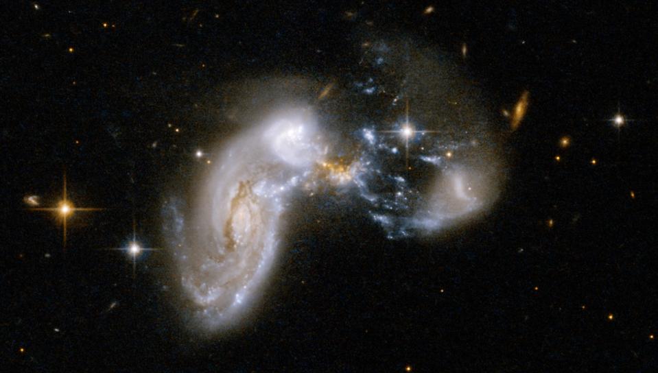 Zw II 96 in the constellation of Delphinus, an example of interacting galaxies.