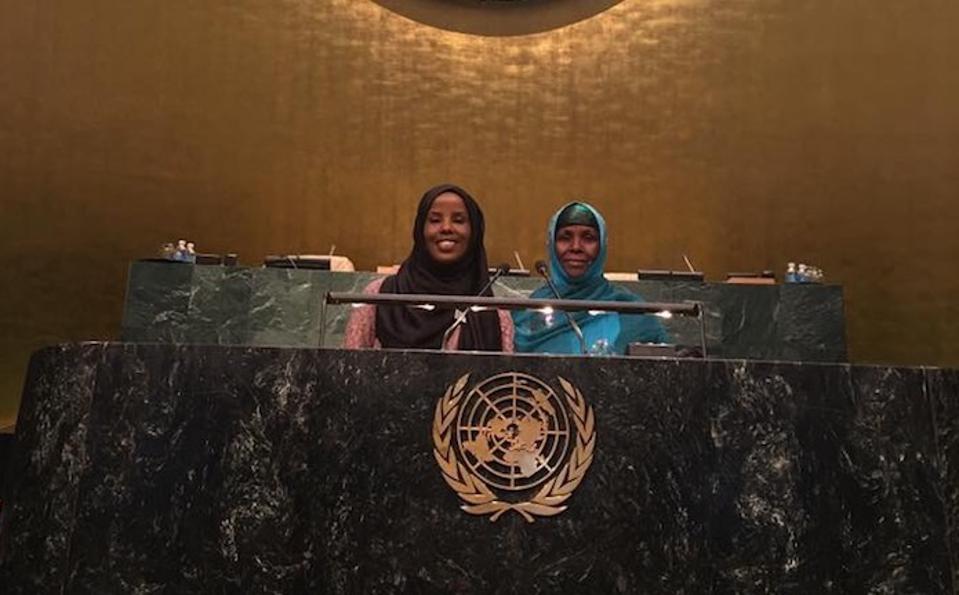 In 2017, when Hamdia Ahmed spoke at the United Nations on behalf of Adopt-A-Future, an international campaign to increase educational programs for children in refugee camps, her mother, Mumina Ali, was at her side.