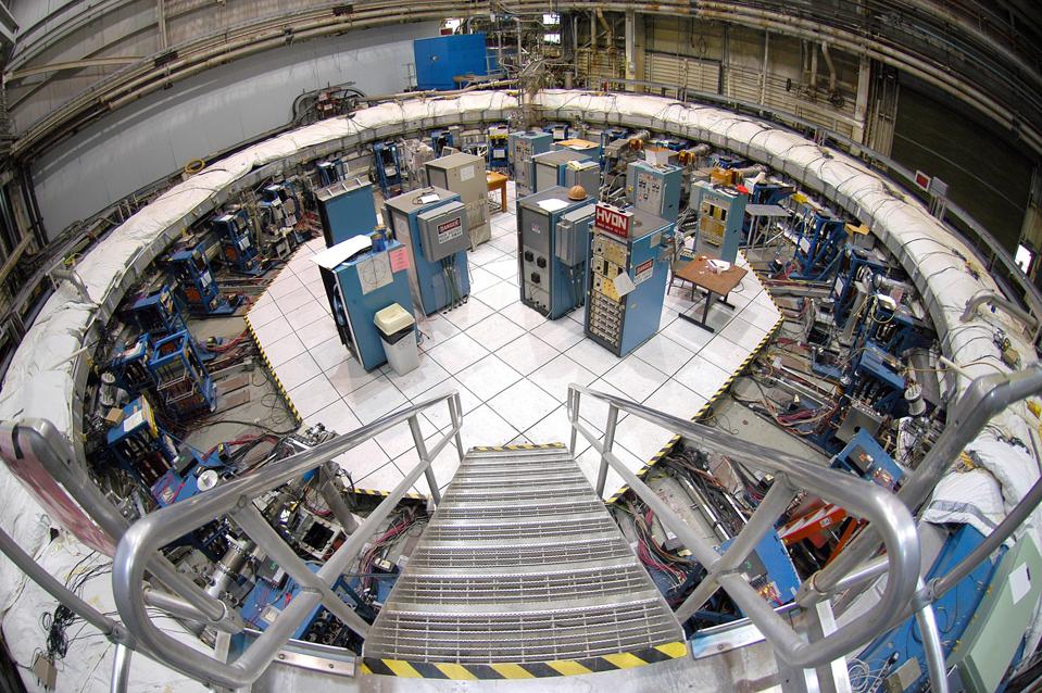 The Muon g-2 storage ring was originally built and located at Brookhaven.