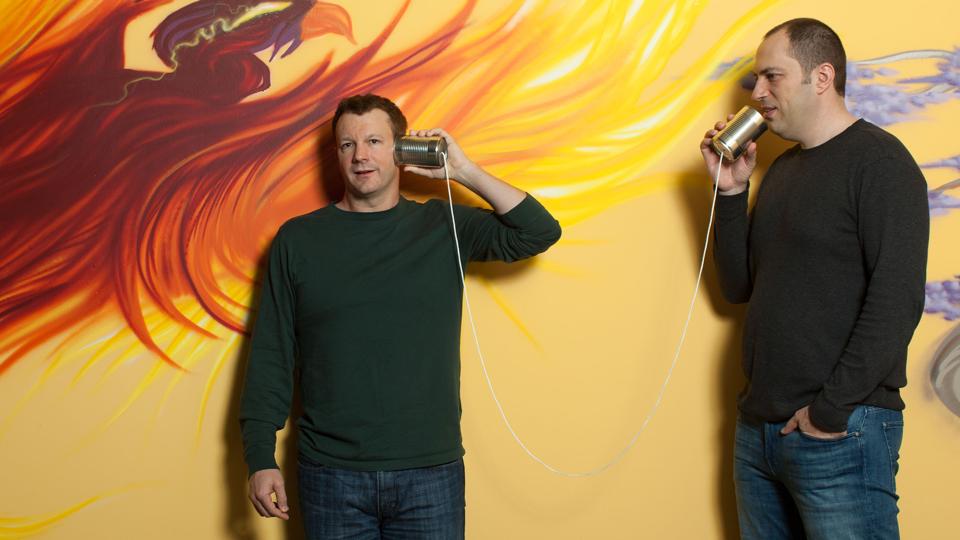 Whatsapp cofounders Brian Acton and Jan Koum.
