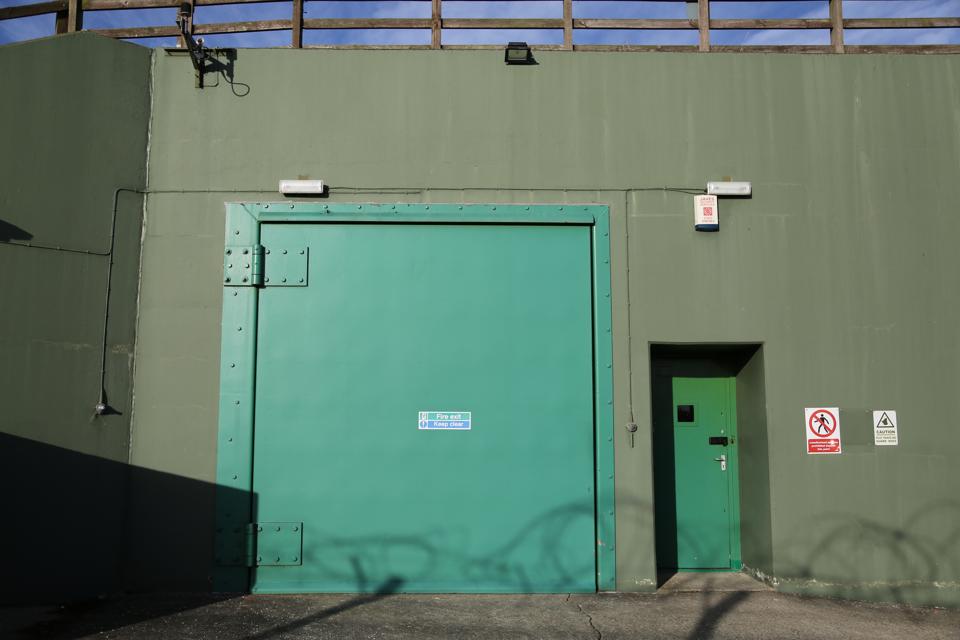 The entrance to one facility in England where Vo1t operates from.