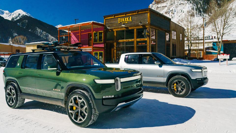 The Players: The R1S SUV and R1T pickup are at the center of Rivian's success--and they haven't even been produced yet.