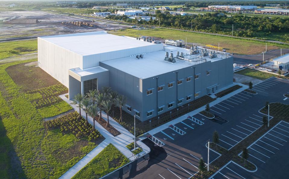 The Florida headquarters of BRIDG, a microelectronics fabrication facility built in 2017.
