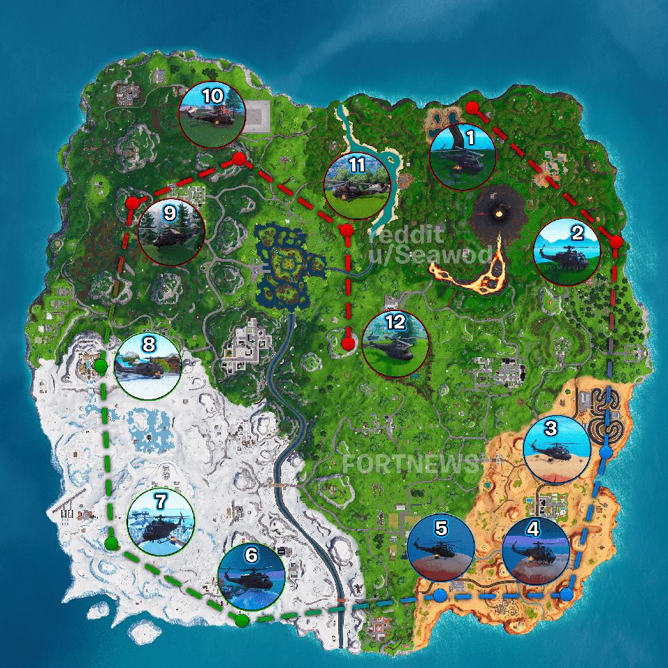 Fortnite's Mystery Helicopter Could Be Linked To These New Dig Sites