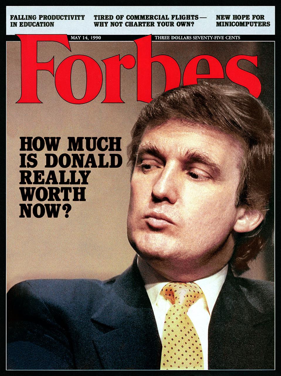 Trump taxes new york times forbes net worth