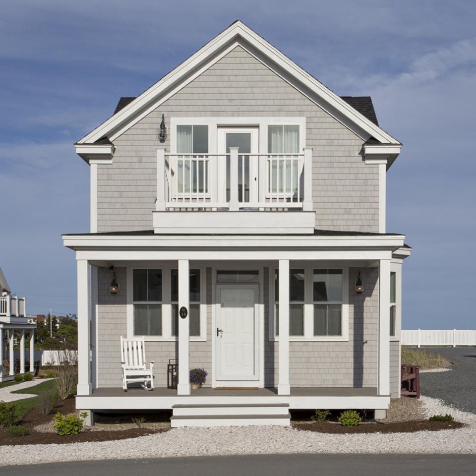 This modular house in Dennis Port MA is one of 64 cottages in this community.