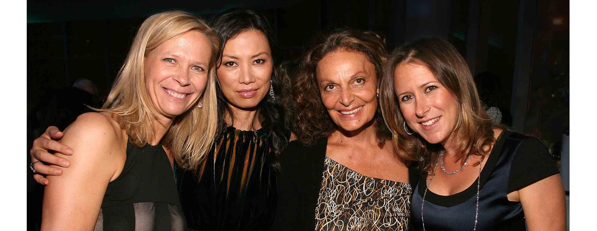 Linda-Avey-Wendi-Deng-Diane-VonFurstenberg-et-Anne-Wojcicki