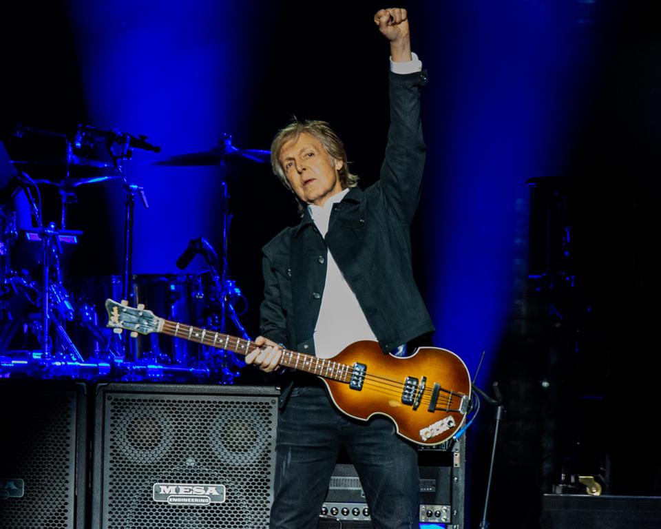 Paul McCartney performs during his