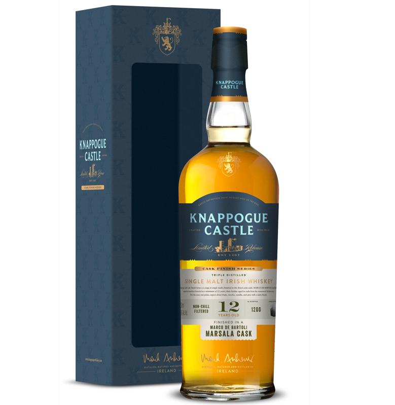 Knappogue Castle presents this gorgeous Marsala Cask finished 12-year-old Irish single malt