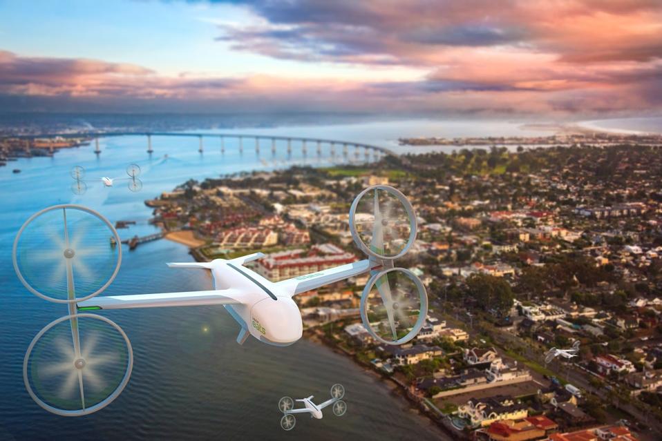 Uber Eats drone