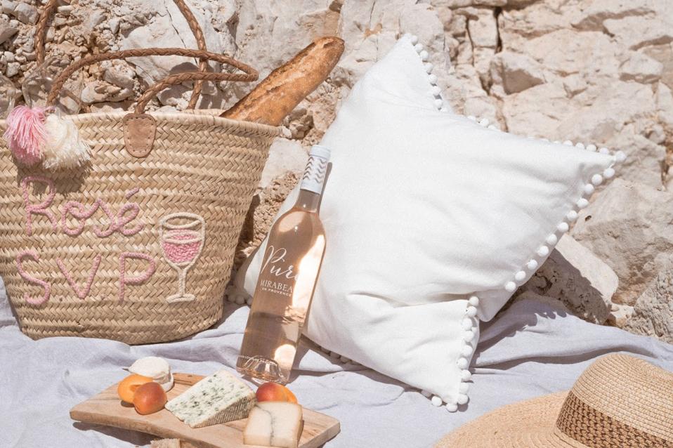 Mirabeau de Provence on the beach