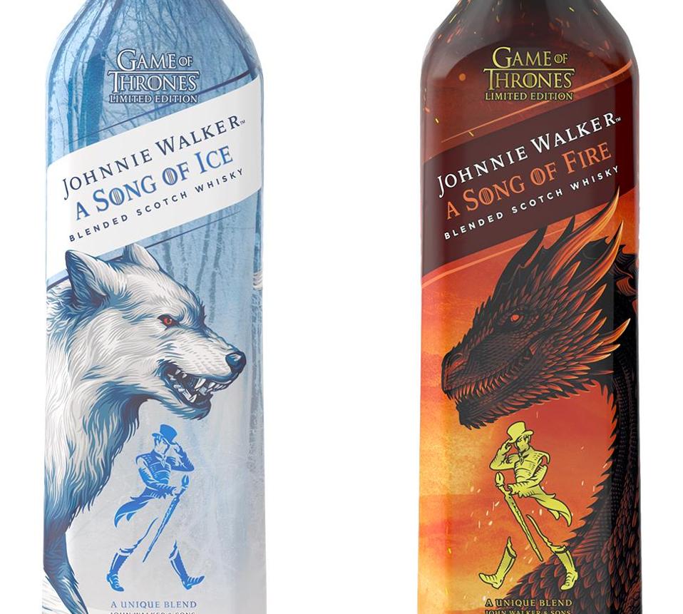 Game Of Thrones Whisky Johnnie Walker To Release Fire And Ice Blends