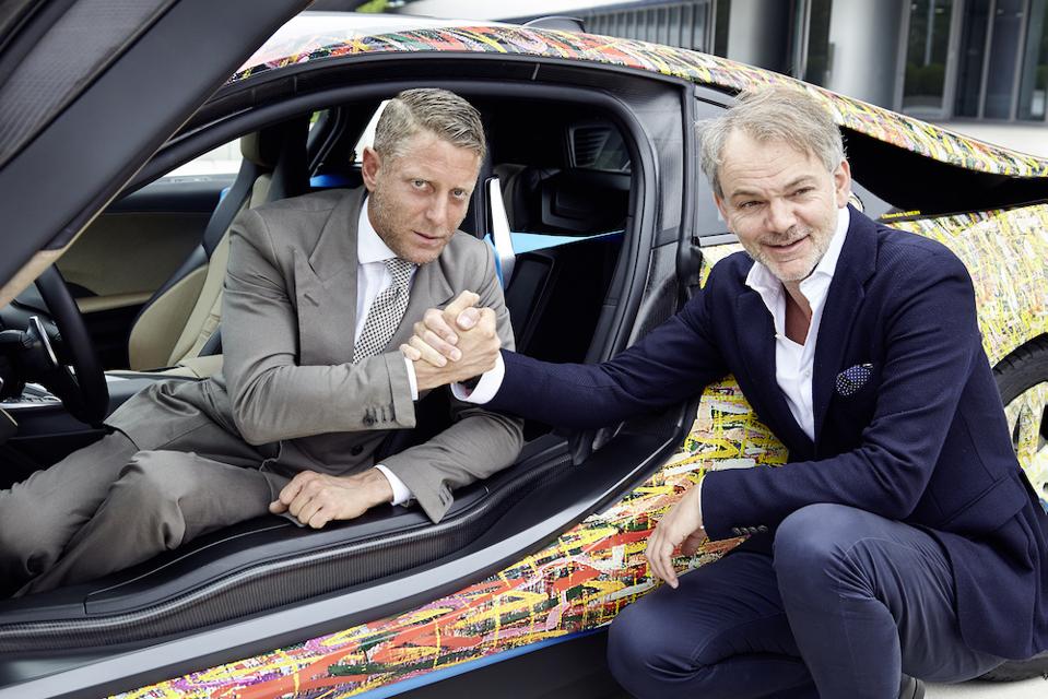 In 2016 Adrian van Hooydonk worked with Lapo Elkann and his Milan studio to create this bespoke BMW i8 Futurism Edition