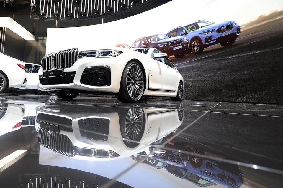 The new BMW 7 Series, presented at the 2019 Geneva Motor Show
