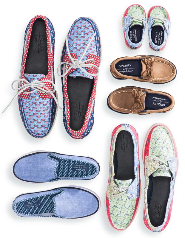 Sperry x Vineyard Vines boat shoe collection