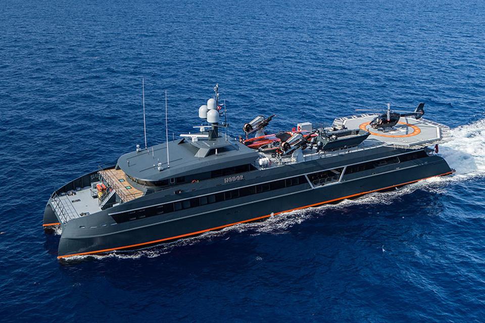Billionaire Bucket List This 216 Foot Long Luxury Support Catamaran Carries The Subs Speedboats Helicopters Atv S And Crew That Every Superyacht Owner Needs