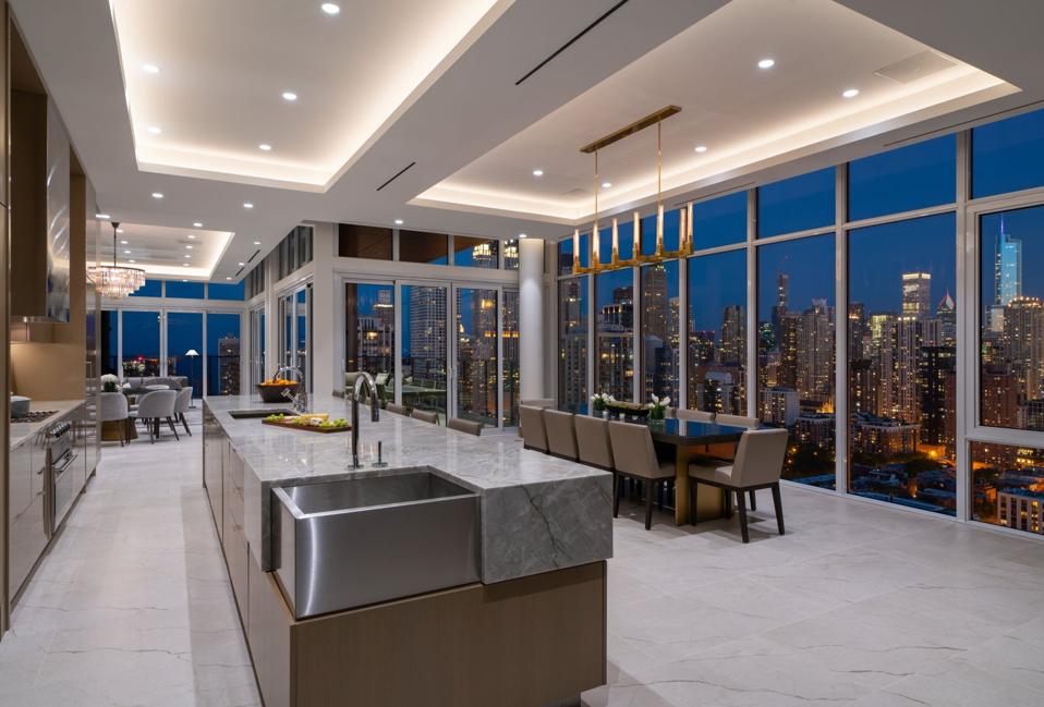 Onni penthouse kitchen and dining area