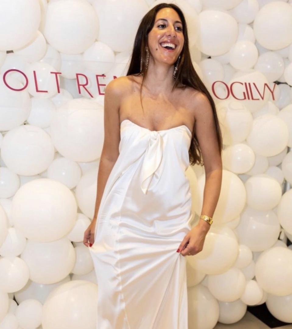 The designer at her Holt Renfrew event for Montréal Grand Prix.