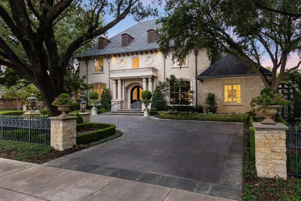 A French-inspired manor house.