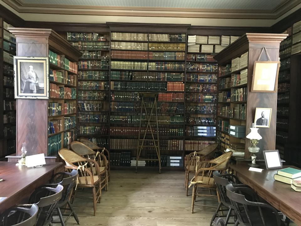 Interior of the Thomas Hughes Library