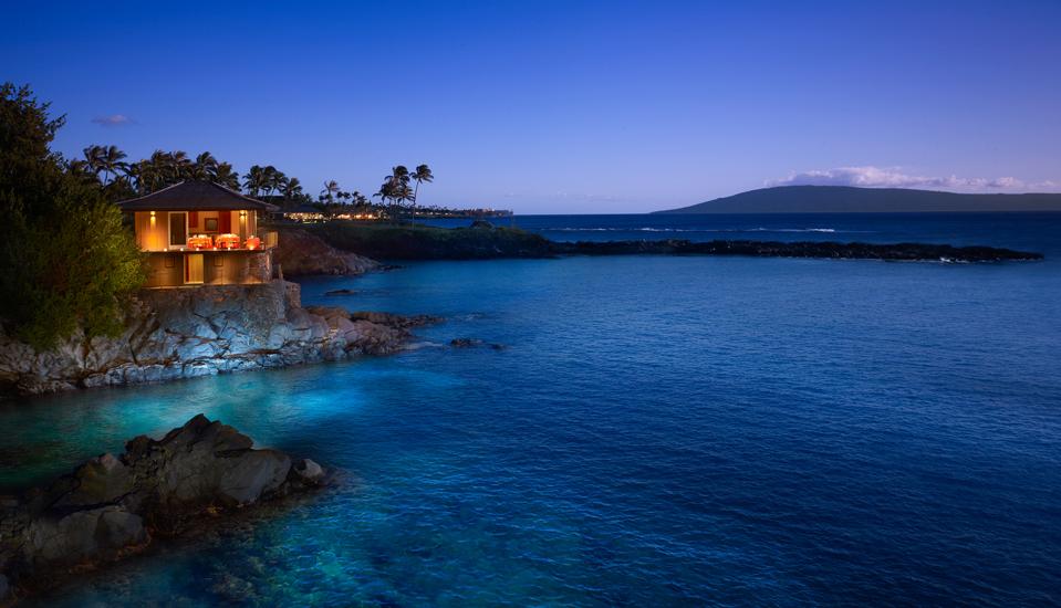 Montage Kapalua’ Bay's Cliff House, which is seen here, is available to residents as an unparalleled venue for private events on Maui.