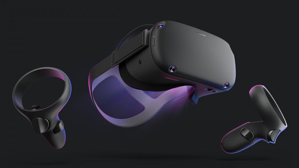 The Oculus Quest VR system